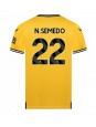 Wolves Nelson Semedo #22 Domácí Dres 2023-24 Krátký Rukáv